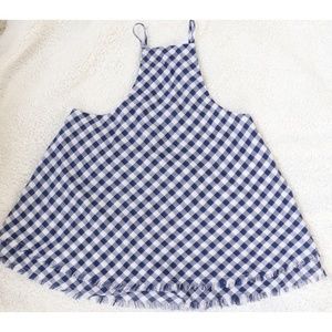 American Eagle Outfitters Plaid Halter Top